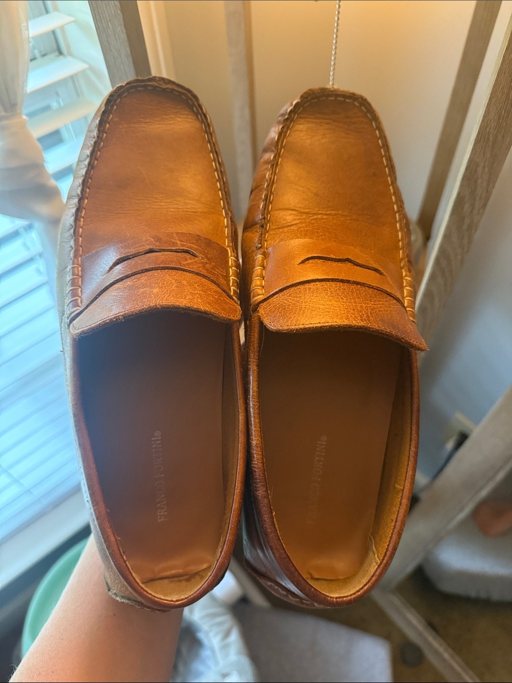 Men’s Brown Leather Penny Loafers